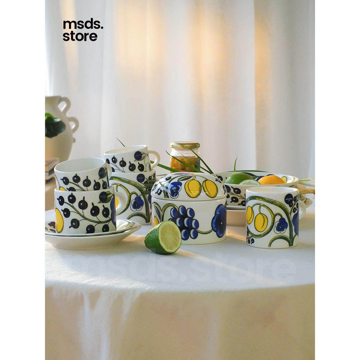 芬兰Arabia硕果餐具咖啡杯碟马克杯盘碗果盘 Paratiisi陶瓷花瓶壶,餐饮具,盘,淘宝优惠券,粉丝福利购,淘宝优惠卷