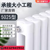 暖气片家用钢二柱钢制散热器壁挂式 水暖片 水暖低碳钢集中供暖立式