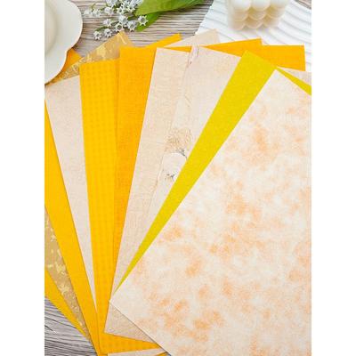 特调色调暖阳橙黄手账手工幼儿园环创痛包拍照背景艺术纹理素材纸