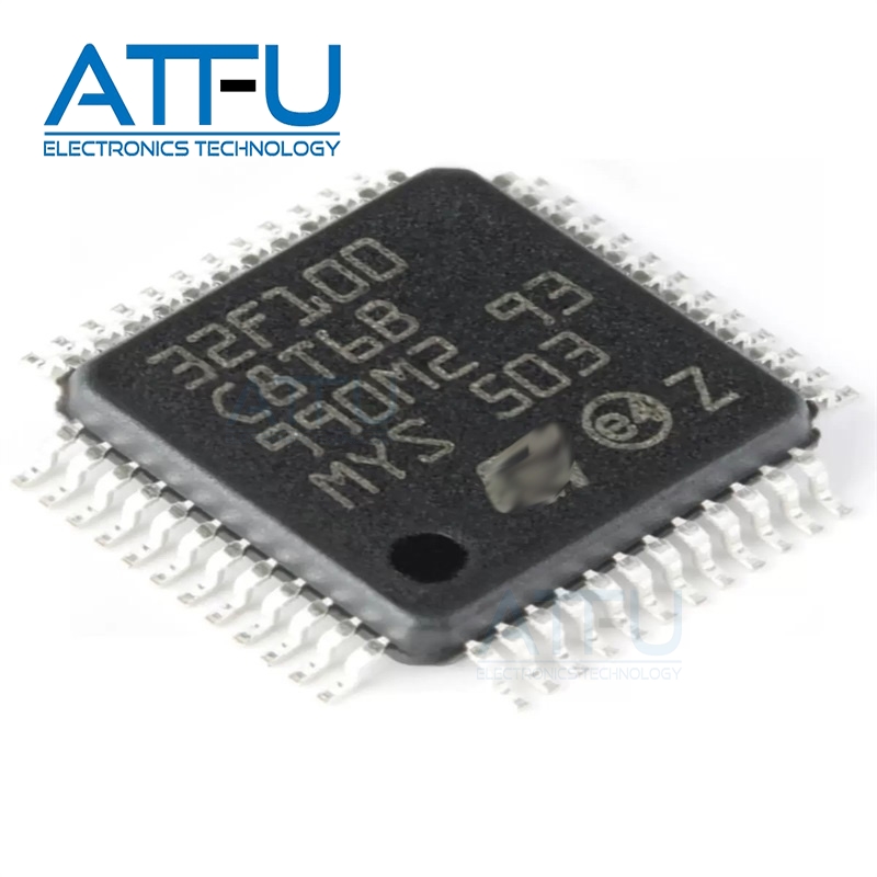 STM32F100C8T6B LQFP-48 ARM 32位微控制器芯片 全新原装