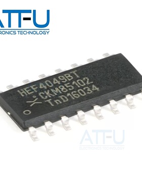 HEF4049BT 贴片SOIC-16 六个高电流输出反相缓冲器芯片 全新原装