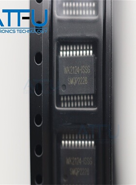 WK2124-ISSG WK2124 贴片SSOP-20 SPI扩展4个串口芯片 全新原装