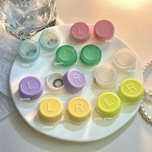 隐形眼镜盒便携双联盒