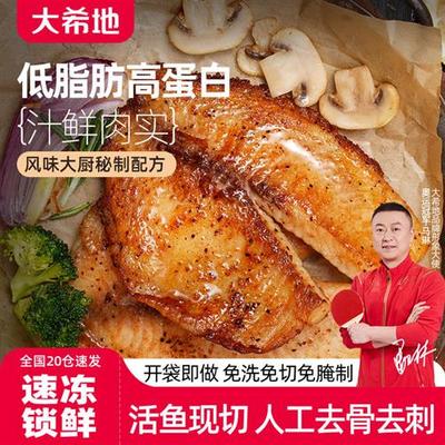 大希地鲷鱼排儿童早餐半成品低脂高蛋白罗非鱼鱼片食品官方旗舰店