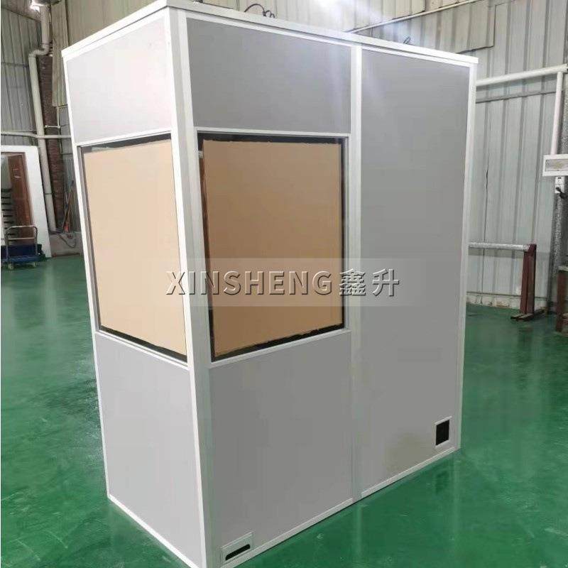 单人翻译间同声传译房口译亭W120cmxD160cmxH200cm多功能隔音