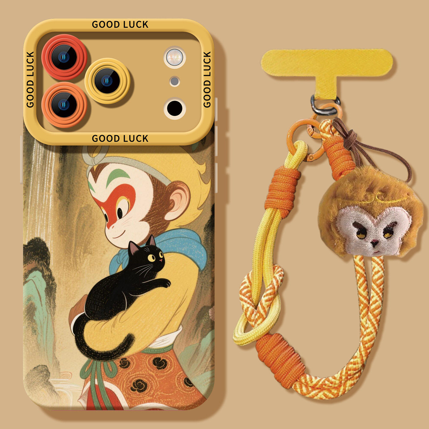 适用苹果17promax手机壳17新款15孙悟空13卡通12硅胶11中国风mini情侣xs防摔plus全包14女外壳iphone16保护套