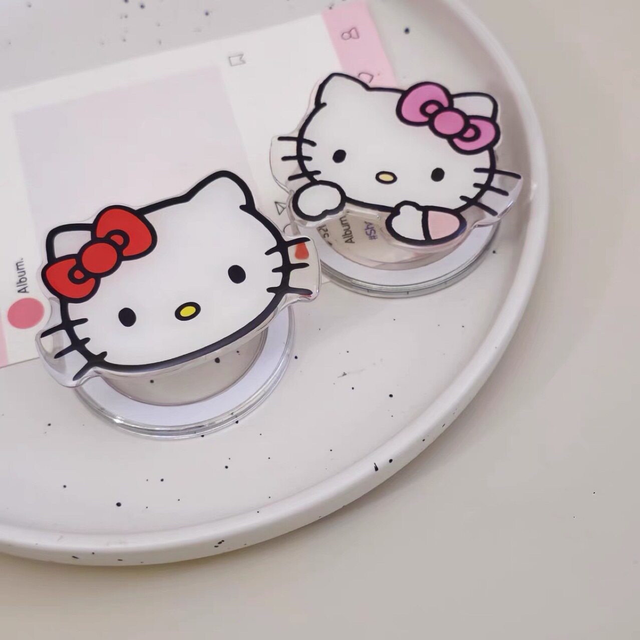 个性kitty猫磁吸气囊支架