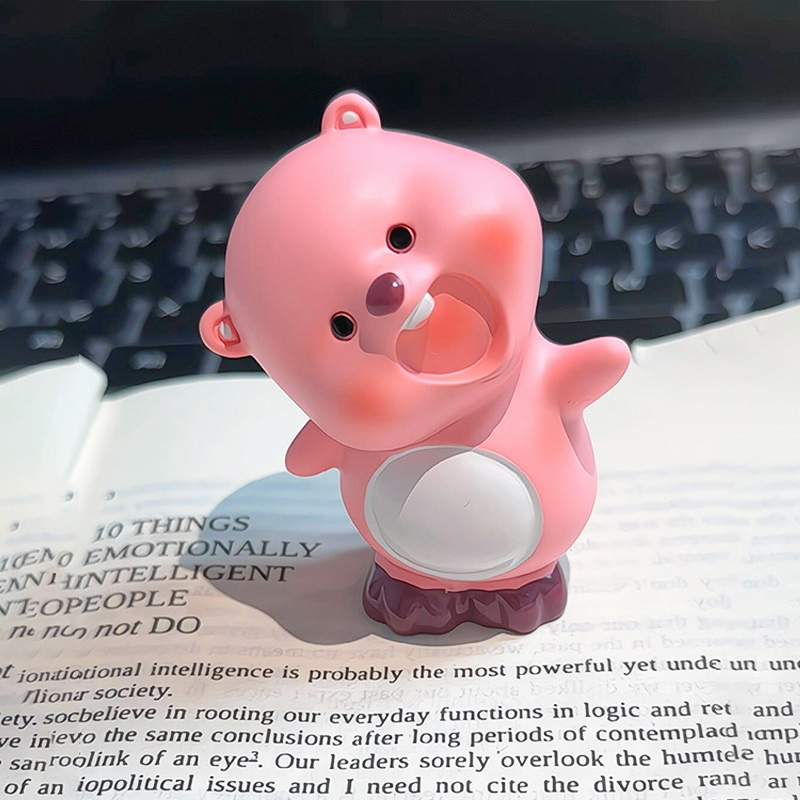 loopy桌面摆件装饰品露比歪头杀手办可爱海狸办公室公仔女生礼物