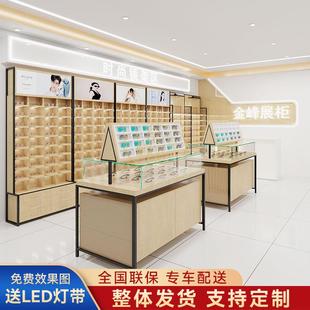 眼镜展示柜玻璃中岛柜台墨镜展示台陈列柜 眼镜店柜台展示柜快时尚