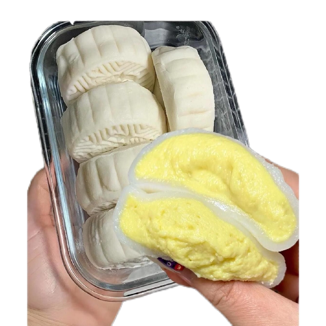 猫山王榴莲夹心冰皮月饼中秋送礼35gx6个