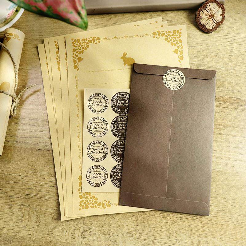 覆古信纸信封套装送女友表白明信片贺卡精美文艺简约牛皮纸信封袋,文具电教/文化用品/商务用品,信封,淘宝优惠券,粉丝福利购,淘宝优惠卷