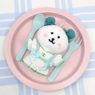 10cm棉布娃娃服/自谦熊宝宝服/中式女奴身体坐姿海星身体可爱宝宝