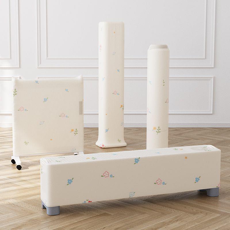 塔扇空调扇套防尘通用型电风扇门形圆形方形电油汀罩踢脚板暖气套