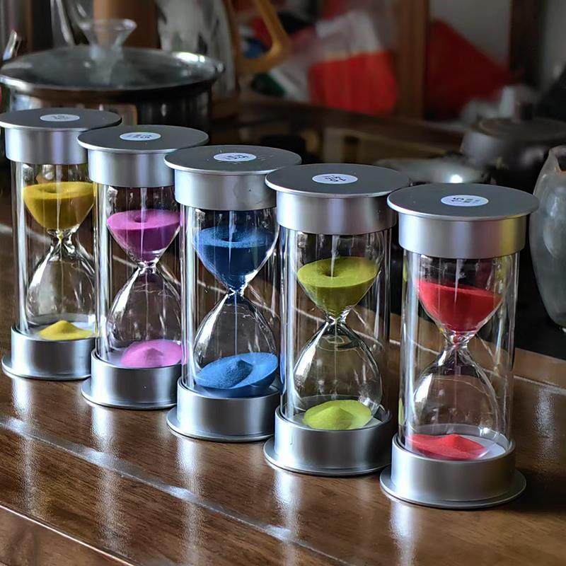 新银款定制沙漏5/6/8/12/18/28/35分钟计时器专业工厂定制厂家直