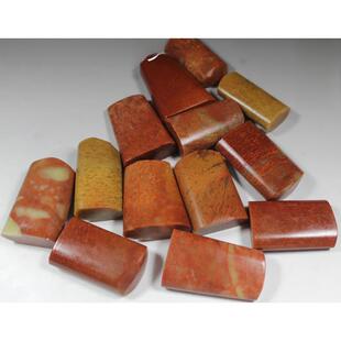 寿山红石随形章印章料金石篆刻闲章引首章椭圆章收藏姓名刻字包邮