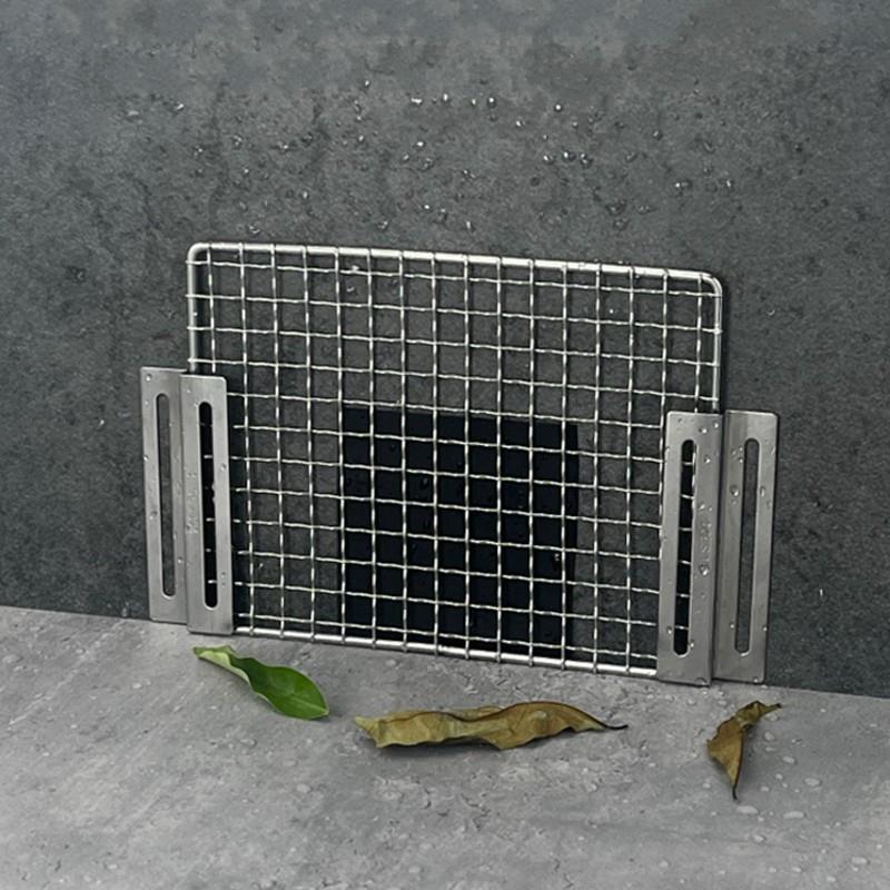 不锈钢下水道过滤网阳台侧墙侧面排水活动抽拉篦子防老鼠网格地漏