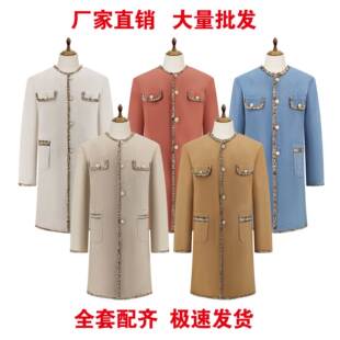 高端中式新款小香风寿衣男女全套殡葬用品七件套送老人冲喜送老衣