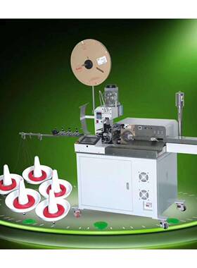 全自动单端打端沾锡机全自动双头沾锡机中辰全自动双头沾锡机