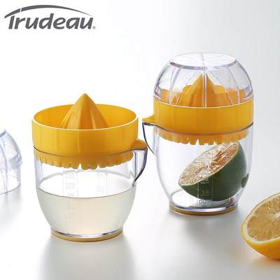 手动榨汁器加拿大trudeau柠檬压汁器家用汁渣分离小水果压榨汁机