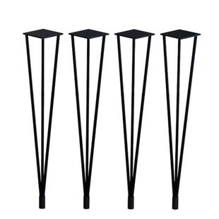 桌腿支架茶几支撑架茶台岩板餐桌脚架电脑办公桌铁架子轻奢金属腿