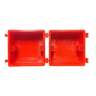 60只装 86型50暗装接线盒可拼接组合连接组装连体卡扣式双联底盒