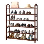 柜门口防尘收纳架经济型多层实木简易放鞋 鞋 架家用室内好看鞋 架子