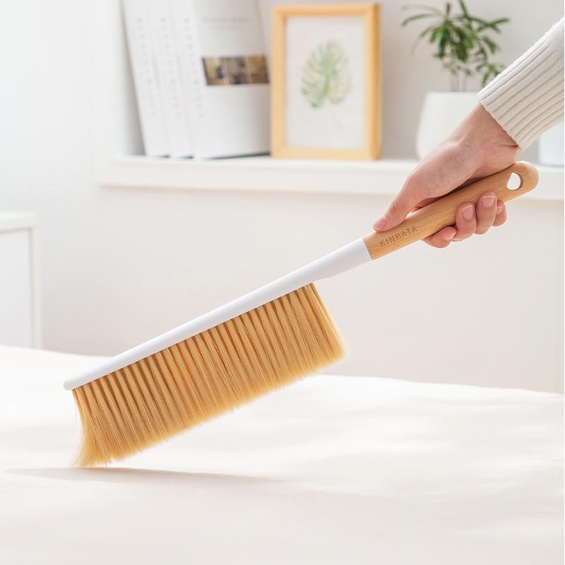 扫床刷家用床上清洁神器沙发扫灰软毛除尘刷鸡翅木扫炕笤帚床刷
