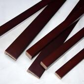 新中式 实木吊顶线条角花7字L型电视背景墙装 饰原木灯池阴角木线条