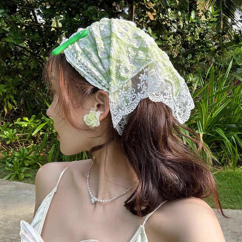 多巴胺三角头巾女发带飘带