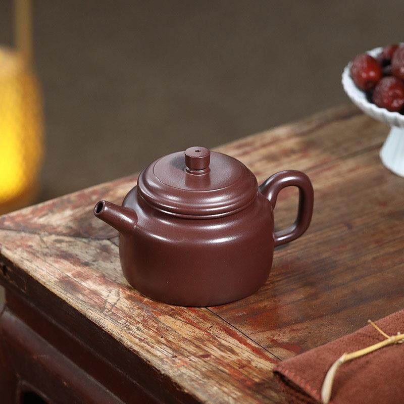 全纯手工紫砂壶正宗宜兴原矿黑朱泥德钟壶家用泡茶壶茶具套装单壶,餐饮具,茶壶,淘宝优惠券,粉丝福利购,淘宝优惠卷