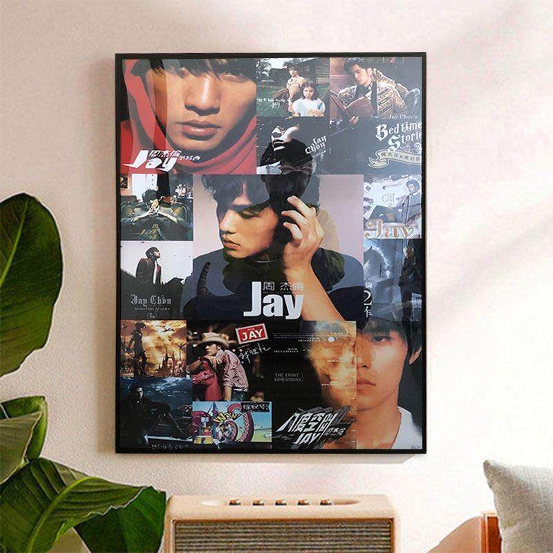 周杰伦钻石画2025新款满钻周董海报手工贴画客厅装饰画带框5d贴画