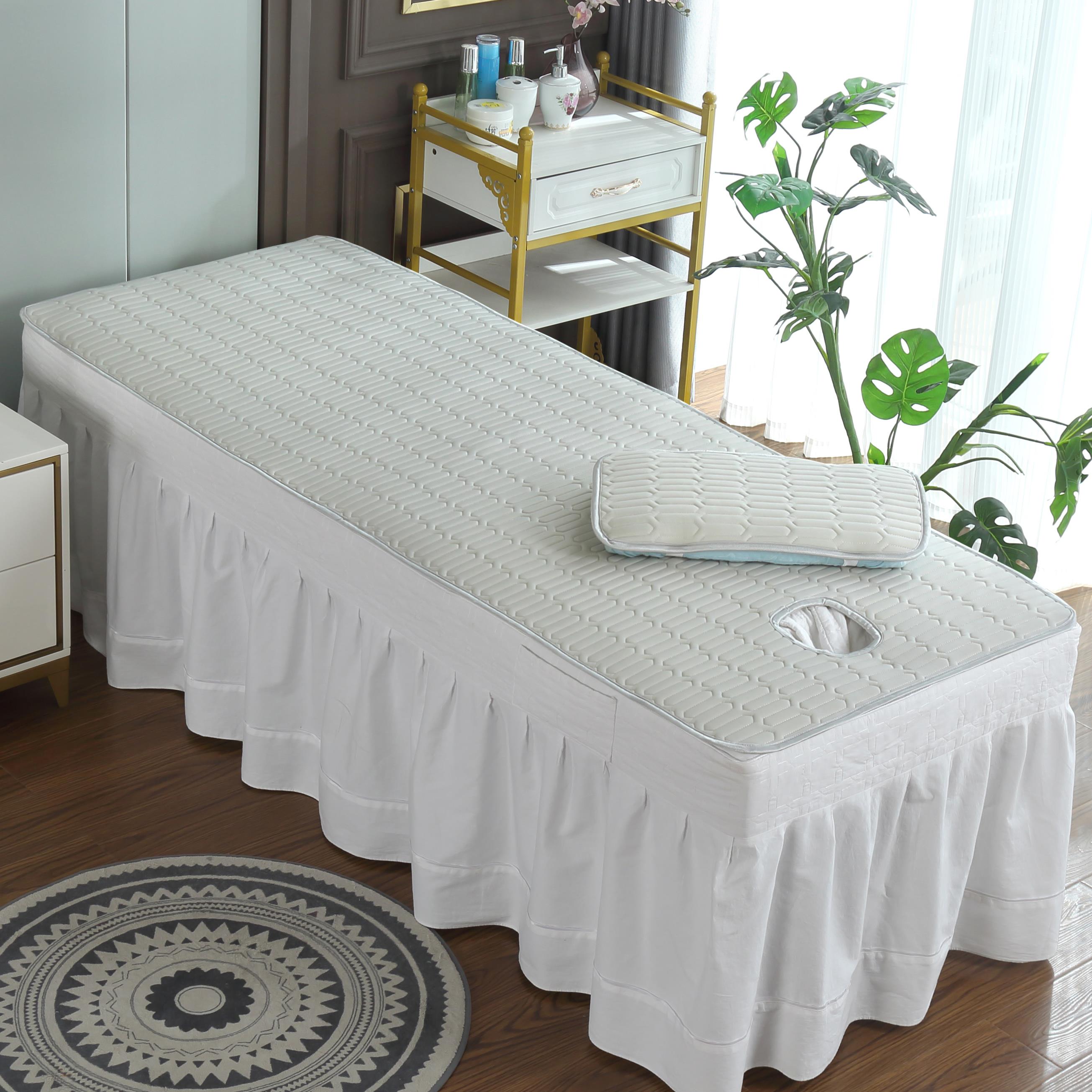 美容床凉席美容院专用夏季凉感冰丝乳胶席按摩推拿洗头床垫可水洗