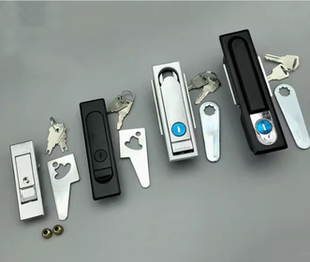 怡合达把手按压式面板锁A-475-A-2-1 平面锁XAT01/XAT02/XAT51/52