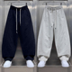 新款 户外运动百搭潮流弯刀裤 阔腿工装 宽松直筒垂感长裤 裤 2025秋季