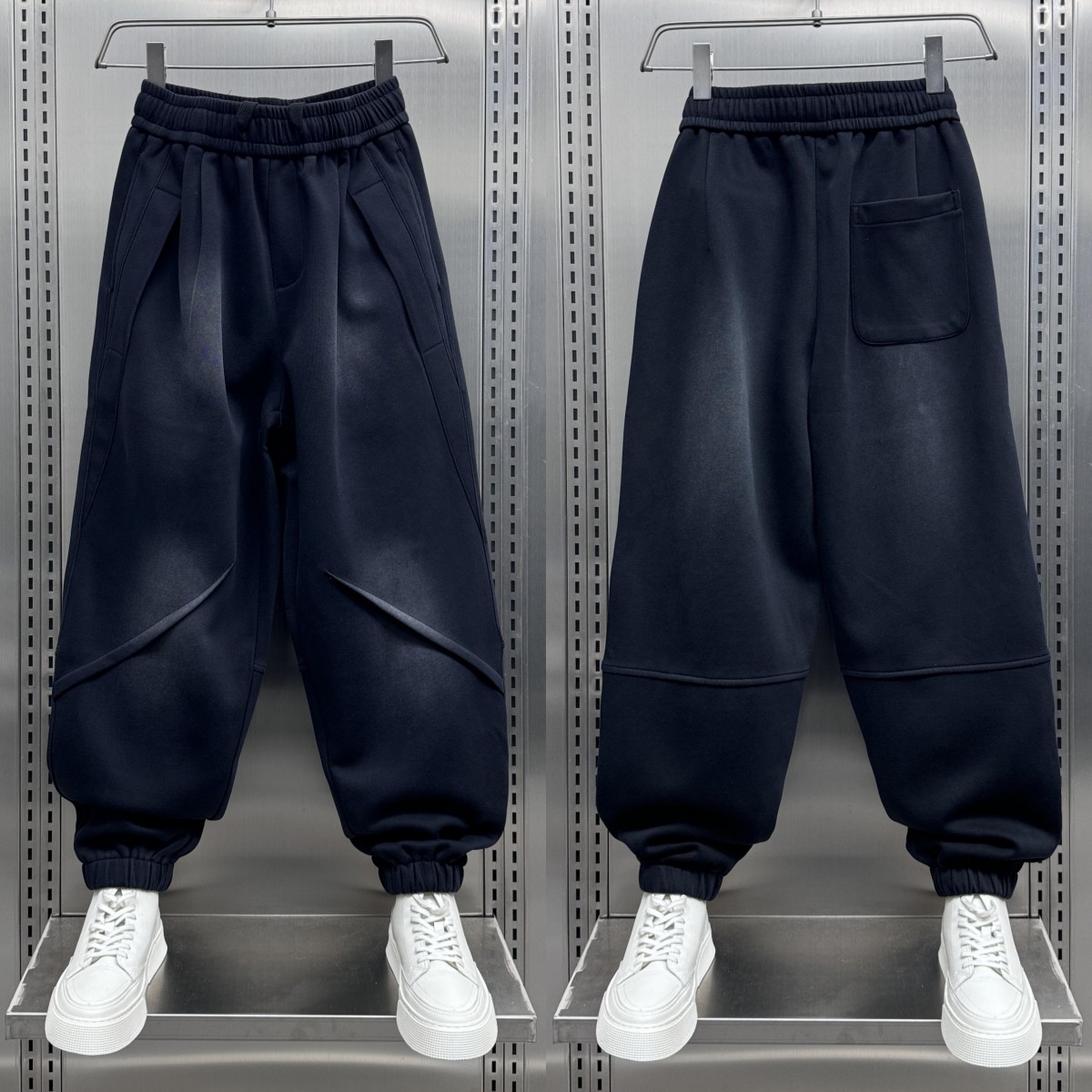 秋冬新款水洗复古休闲裤男士潮牌宽松大码阔腿裤痞帅老爹哈伦裤男,男装,休闲裤,淘宝优惠券,粉丝福利购,淘宝优惠卷