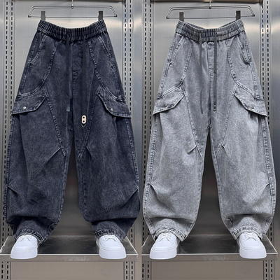 2025秋季新款美式潮牌工装裤