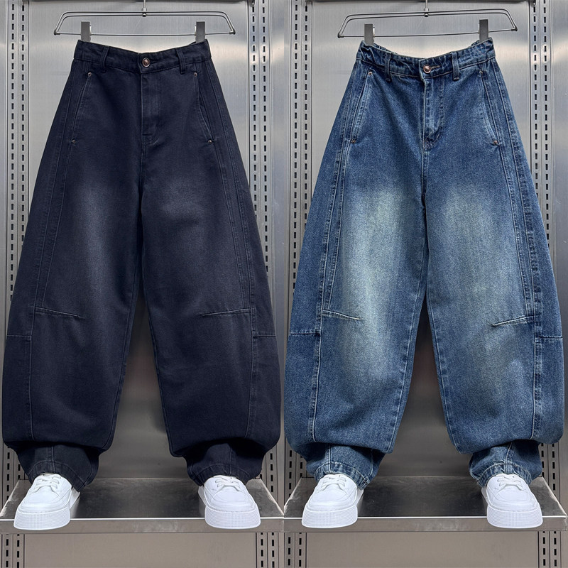 美式水洗牛仔裤男士时尚休闲长裤