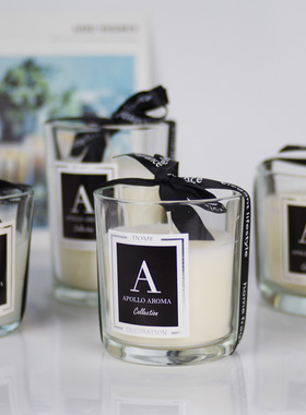 样板房卫生间洗手台摆件香熏蜡烛杯烛台无烟香氛家居饰品浴室软装