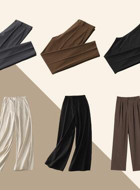 样板房间衣帽间衣柜软装饰品摆件男士西裤女士棉麻休闲裤衣服道具