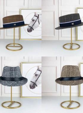 样板房衣帽间装饰品摆件男女士礼帽全屋定制衣柜飘窗帽子陈列道具