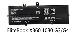 适用EliteBook x360 1030 G3  HSTNN-UB7L BM04XL 笔记本电池