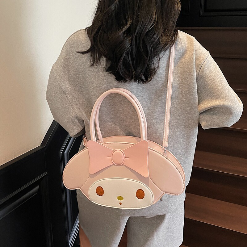 2025新款夏季可爱美乐蒂学生斜跨包日韩系少女心斜跨包通勤单肩包