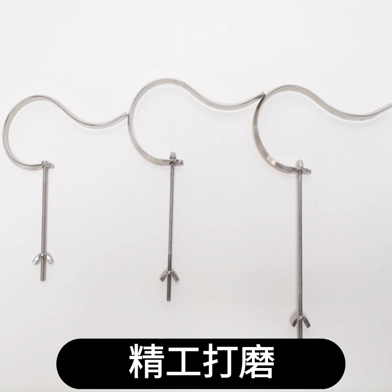 大号不锈钢鸟笼钩折叠倒钩绣眼玉鸟笼鸟笼黄铜钩画眉笼大钩子