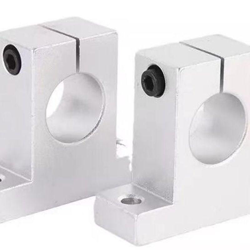 立式轴支座SH/SK8 10 12 13 16固定座支架导向轴空心光轴支撑SK20