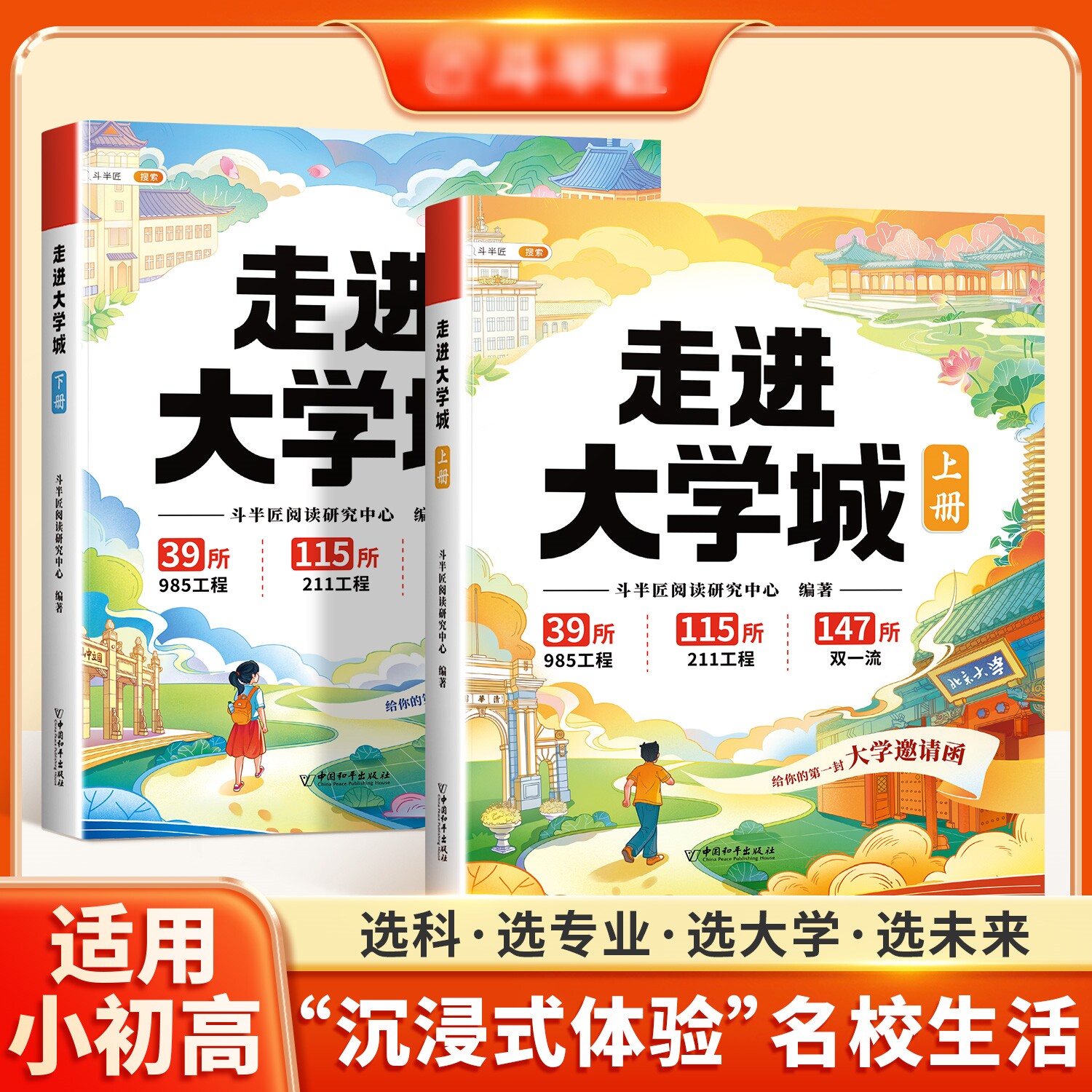 走进大学城少年版这才是我想要的大学高考志愿填报指南介绍中国百所名校图册从小学规划大学的书理想211/985排名院校到升学讲解析