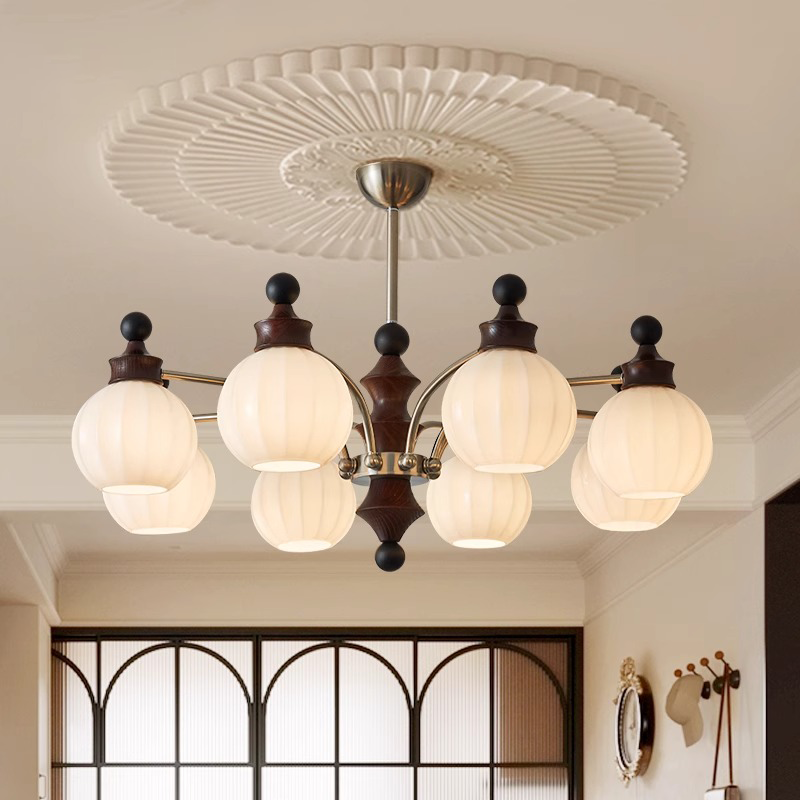 法式中古风客厅吊灯主灯复古2025新款新中式云朵灯饰高级感灯具,家装灯饰光源,客厅吊灯,淘宝优惠券,粉丝福利购,淘宝优惠卷