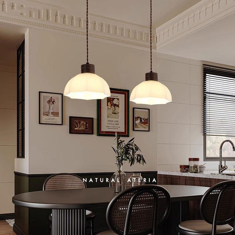 餐厅吊灯餐桌日式法式复古美式吧台灯轻奢现代简约水晶卧室中古灯