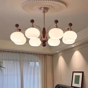 中古风客厅主灯美式复古宋代美学法式高级2024新款大厅主灯具