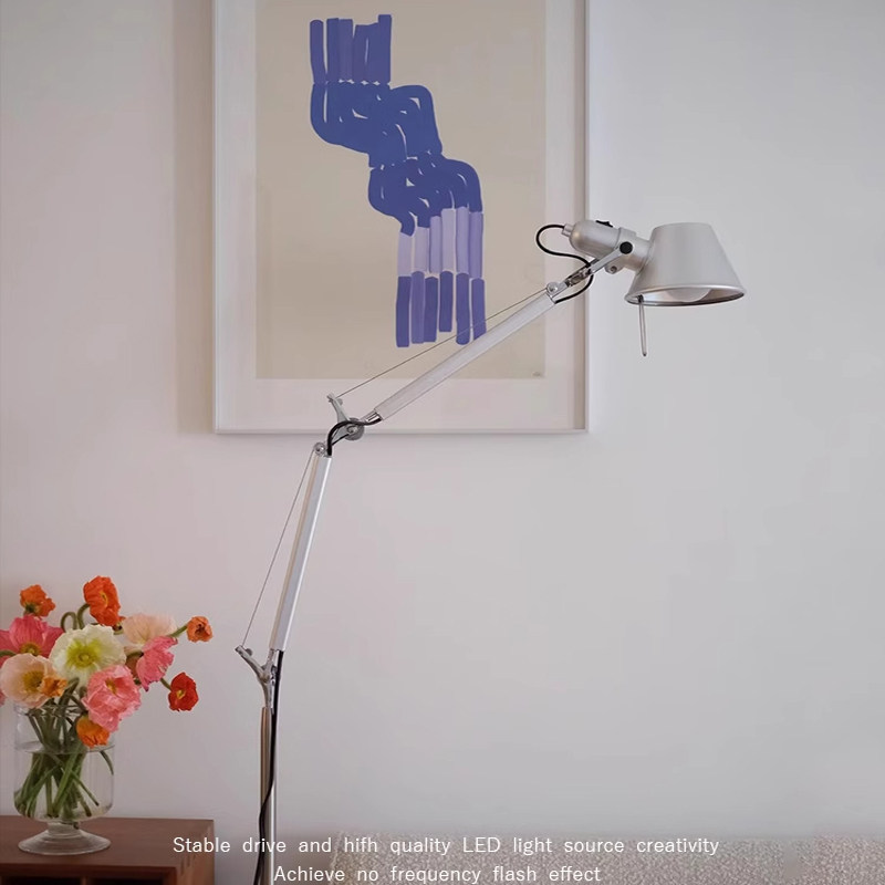 灯提督复古折叠摇臂落地灯机械金属工业风办公室书桌长臂阅读灯