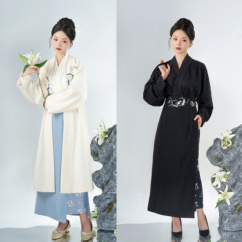 无衣饮羽【苍兰】日常可穿旋裙中国风显瘦宋制汉服